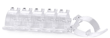 Swissinno 1 238 001K Spike-Clips Rögzítőkapocs Alkalmas Swissinno Taubenabwehr-Spikes 6 db 4. kép