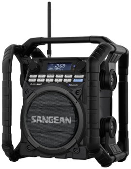 Sangean U-4 DBT+ Építkezési rádió DAB+, URH AUX, Bluetooth®, USB Akkutöltő funkció, Újratölthető, Ví