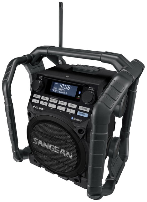 Sangean U-4 DBT+ Építkezési rádió DAB+, URH AUX, Bluetooth®, USB Akkutöltő funkció, Újratölthető, Ví 2. kép