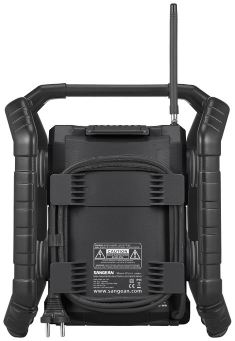 Sangean U-4 DBT+ Építkezési rádió DAB+, URH AUX, Bluetooth®, USB Akkutöltő funkció, Újratölthető, Ví 5. kép