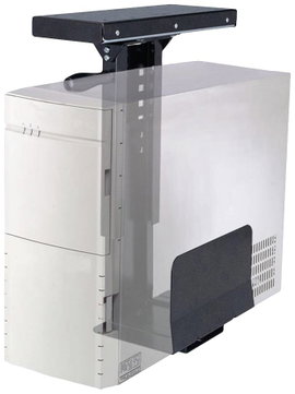 Neomounts CPU-D250BLACK CPU-D250BLACK Számítógép tartó Asztal alatt Fekete Terhelhetőség: 30 kg