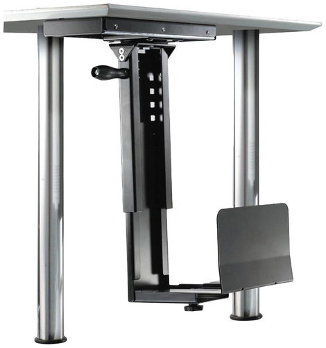 Neomounts CPU-D250BLACK CPU-D250BLACK Számítógép tartó Asztal alatt Fekete Terhelhetőség: 30 kg 2. kép
