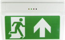B-SAFETY BR530030 LED-es menekülési útvonal vészvilágítás Mennyezetre történő szerelés, Fali felépít