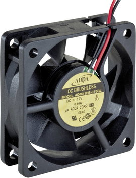 ADDA AD0612HB-C70GL Axiális ventilátor 12 V/DC 29.0 m³/óra (H x Sz x Ma) 60 x 60 x 20 mm