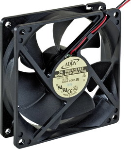 ADDA AD0912MB-A71GL Axiális ventilátor 12 V/DC 83.9 m³/óra (H x Sz x Ma) 92 x 92 x 25 mm