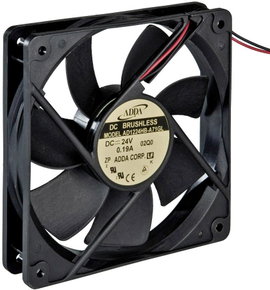 ADDA AD1224HB-A71GL Axiális ventilátor 24 V/DC 149.4 m³/óra (H x Sz x Ma) 120 x 120 x 25 mm
