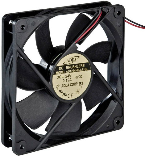 ADDA AD1224HB-A71GL Axiális ventilátor 24 V/DC 149.4 m³/óra (H x Sz x Ma) 120 x 120 x 25 mm