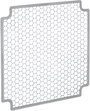 SEPA FSB40-02 EMV árnyékoló rács 1 db (Sz x Ma x Mé) 42 x 0.5 x 42 mm Nemesacél bélyegkép