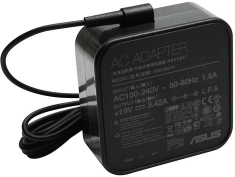 Asus 90XB00BN-MPW000 Notebook tápegység 65 W 19 V 3.42 A 2. kép