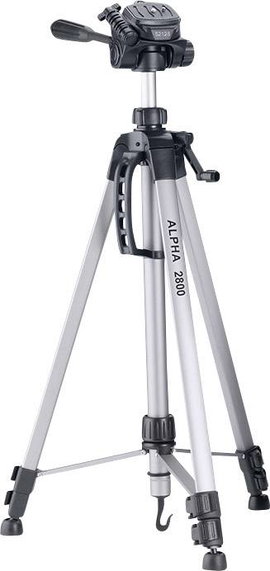 Cullmann Alpha 2800 Háromlábú állvány 1/4 col Munkamagasság=67.5 - 184.5 cm Alumínium Táskával, Gömb
