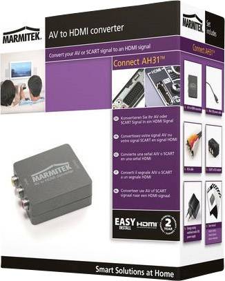 Marmitek AV Konverter Connect AH31 [Kompozit RCA, SCART - HDMI] 1080 x 720 Pixel 3. kép