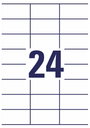 Avery-Zweckform LR3475-10 Univerzális etikett 70 x 36 mm Újrafeldolgozott papír Fehér 240 db Véglege 3. bélyegkép
