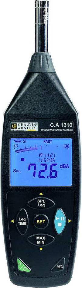 Chauvin Arnoux C.A 1310 Zajszintmérő Adatgyűjtő 30 - 130 dB 20 Hz - 8 kHz