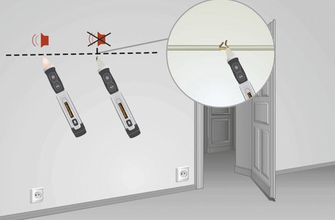 Laserliner ActiveFinder XP (CAT IV,1000V) Érintés nélküli feszültségvizsgáló CAT IV 1000 V LED 4. kép