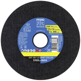 PFERD EHT 125-1,0 START STEELOX (50) 69198290 Vágótárcsa, egyenes 125 mm 50 db Nemesacél, Acél