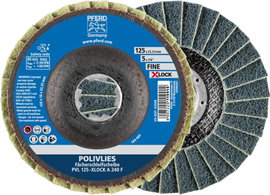 PFERD 44694213 POLIVLIES fogazott zár alátét PVL korund Ø 125 mm 5 db