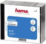 Hama CD tok 00044744 1 CD/DVD/Blu-Ray Átlátszó, Fekete Polisztirol 5 db bélyegkép