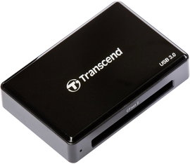 Transcend RDF2 Külső memóriakártya olvasó USB 3.1 (1. generáció) Fekete