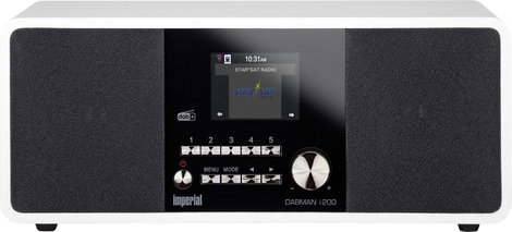 Imperial Dabman i200 Asztali internetrádió DAB+, URH, Internet AUX, USB, Internetrádió Fehér