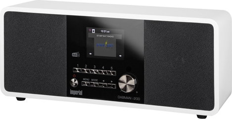 Imperial Dabman i200 Asztali internetrádió DAB+, URH, Internet AUX, USB, Internetrádió Fehér 7. kép