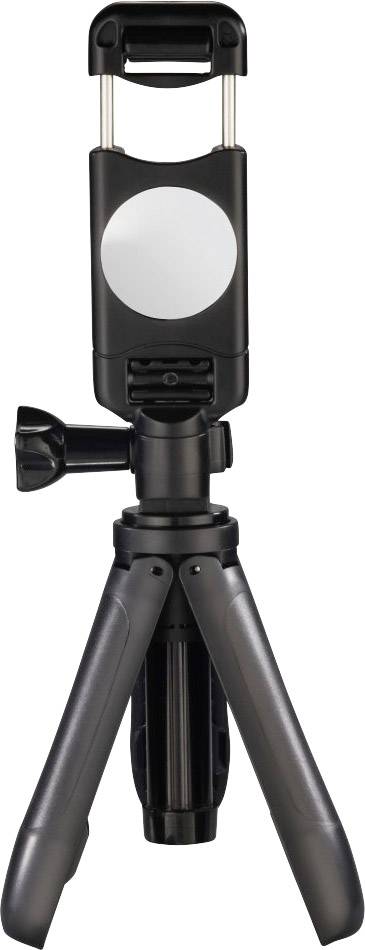 Hama Mini állvány 1/4 col Munkamagasság=10 - 20 cm Fekete Okostelefon-tartóval 4. kép