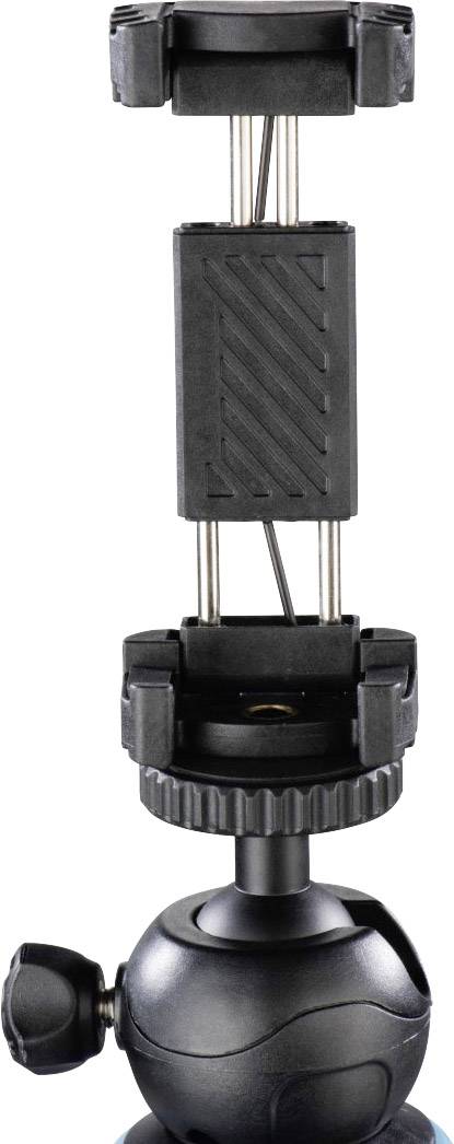 Hama Háromlábú állvány 1/4 col Munkamagasság=16 - 27 cm Fekete Okostelefonokhoz és GoPro-hoz, Gömbfe 12. kép