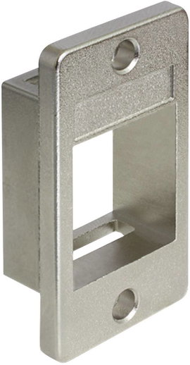 Delock 86213 Keystone tartó Cink-szürke