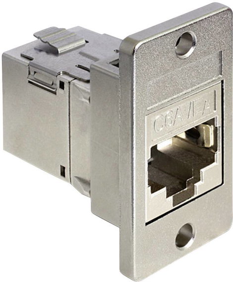 Delock 86213 Keystone tartó Cink-szürke 2. kép