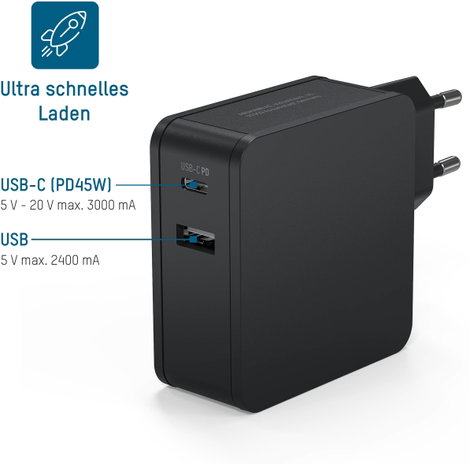 Ansmann Home Charger 247PD USB-s töltőkészülék 45 W Aljzat dugó Kimeneti áram (max.) 3 A Kimenetek s 16. kép
