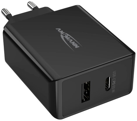 Ansmann Home Charger 254PD USB-s töltőkészülék 65 W Aljzat dugó Kimenetek száma: 2 x USB, USB-C® alj 5. kép