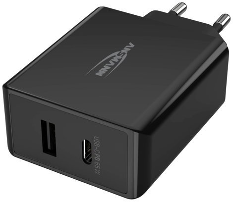 Ansmann Home Charger 254PD USB-s töltőkészülék 65 W Aljzat dugó Kimenetek száma: 2 x USB, USB-C® alj 6. kép
