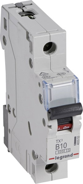 Legrand 403355 403355 Vezeték védőkapcsoló 1 pólusú 10 A 230 V, 400 V