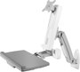 ICY BOX IB-MS600-W, Sit-Stand-Workstation mit Wandhalter für ein Monitor bis zu 24 1 részes Monitor 2. bélyegkép