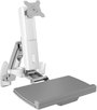 ICY BOX IB-MS600-W, Sit-Stand-Workstation mit Wandhalter für ein Monitor bis zu 24 1 részes Monitor 3. bélyegkép