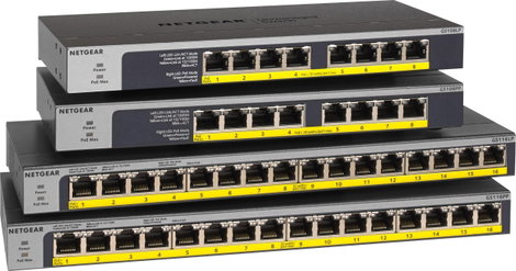 NETGEAR GS108LP-100EUS Hálózati switch, RJ45 8 port PoE funkció 3. kép