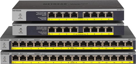 NETGEAR GS108LP-100EUS Hálózati switch, RJ45 8 port PoE funkció 4. kép