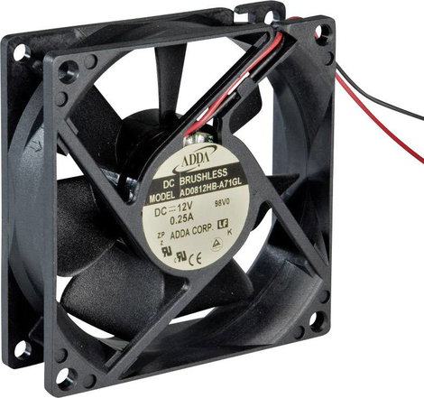 ADDA AD0824HB-C71(N) Axiális ventilátor 24 V/DC (H x Sz x Ma) 80 x 80 x 20 mm