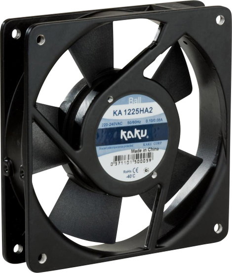 SEPA KA1225HA2BMT Axiális ventilátor 230 V/AC 112.2 m³/óra (H x Sz x Ma) 120 x 120 x 25 mm