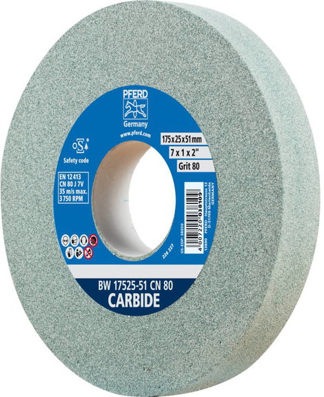 PFERD 39009726 BW 17525-51 CN 80 CARBIDE Köszörűkorong Ø 175 mm 1 db