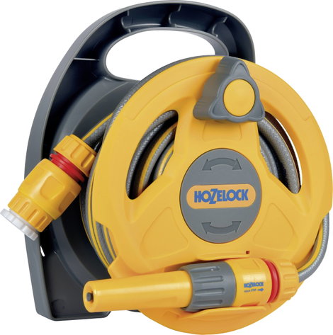 Hozelock Click & Go 2427 0000 10 m 1 db Sárga, Szürke Tömlőtartó dob 6. kép