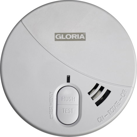 Gloria R5 Füstjelző 5 éves elemélettartammal Elemekről üzemeltetett 2. kép