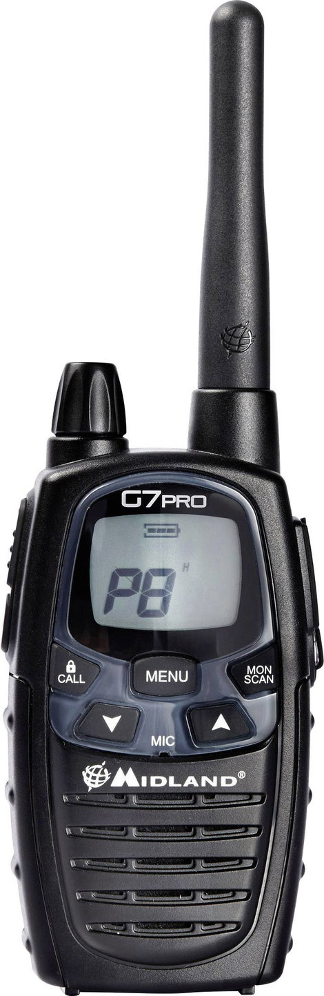 Midland G7 Pro Twin C1090.13 PMR LPD kézi rádió adó-vevő készülék 2 részes készlet 2. kép