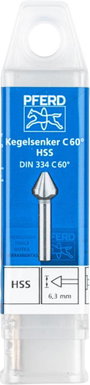 PFERD KES HSS DIN 334 C60° 6,3 25202161 Marófúró 6.3 mm HSS 1 db 2. bélyegkép