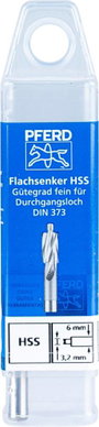 PFERD FLS HSS DIN 373 6,0 F 25203100 Lapos süllyesztő 6 mm HSS 1 db 2. bélyegkép