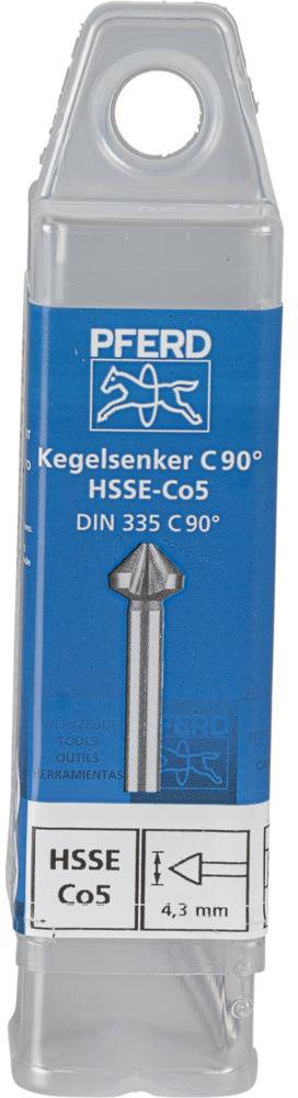 PFERD KES HSSE DIN 335 C90° 4,3 25202122 Marófúró 4.3 mm HSS 1 db 2. kép