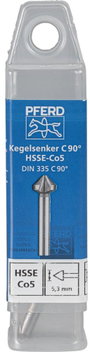 PFERD KES HSSE DIN 335 C90° 5,3 25202124 Marófúró 5.3 mm HSS 1 db 2. bélyegkép
