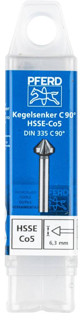 PFERD KES HSSE DIN 335 C90° 6,3 25202126 Marófúró 6.3 mm HSS 1 db 2. kép