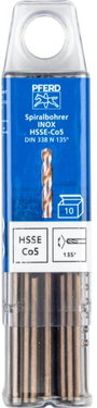 PFERD SPB DIN 338 HSSE N 6,0 INOX 25203569 Spirálfúró Teljes hossz 93 mm 10 db 2. bélyegkép