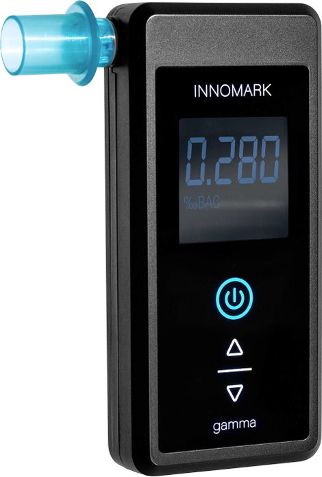 Digitális alkoholteszter 0,07 - 4.00 ‰, fekete, ACE INNOMARK gamma 107323 2. kép