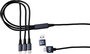 5in1 USB töltőkábel, micro-USB, USB-C, Lightning, 1,2 m, fekete, Smrter SMRTER_HYDRA_ULT_BK 8. bélyegkép